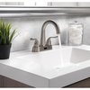 Homewerks Homewerks Brushed Nickel Motion Sensing Centerset Bathroom Sink Faucet 4 in. 26-B423S-BN-HW